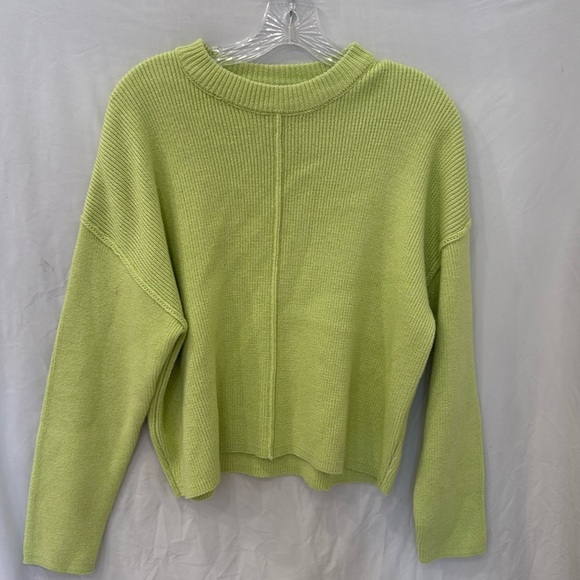 ASOS Knit Sweater sz 6 light to neon green sweater - Picture 1 of 4